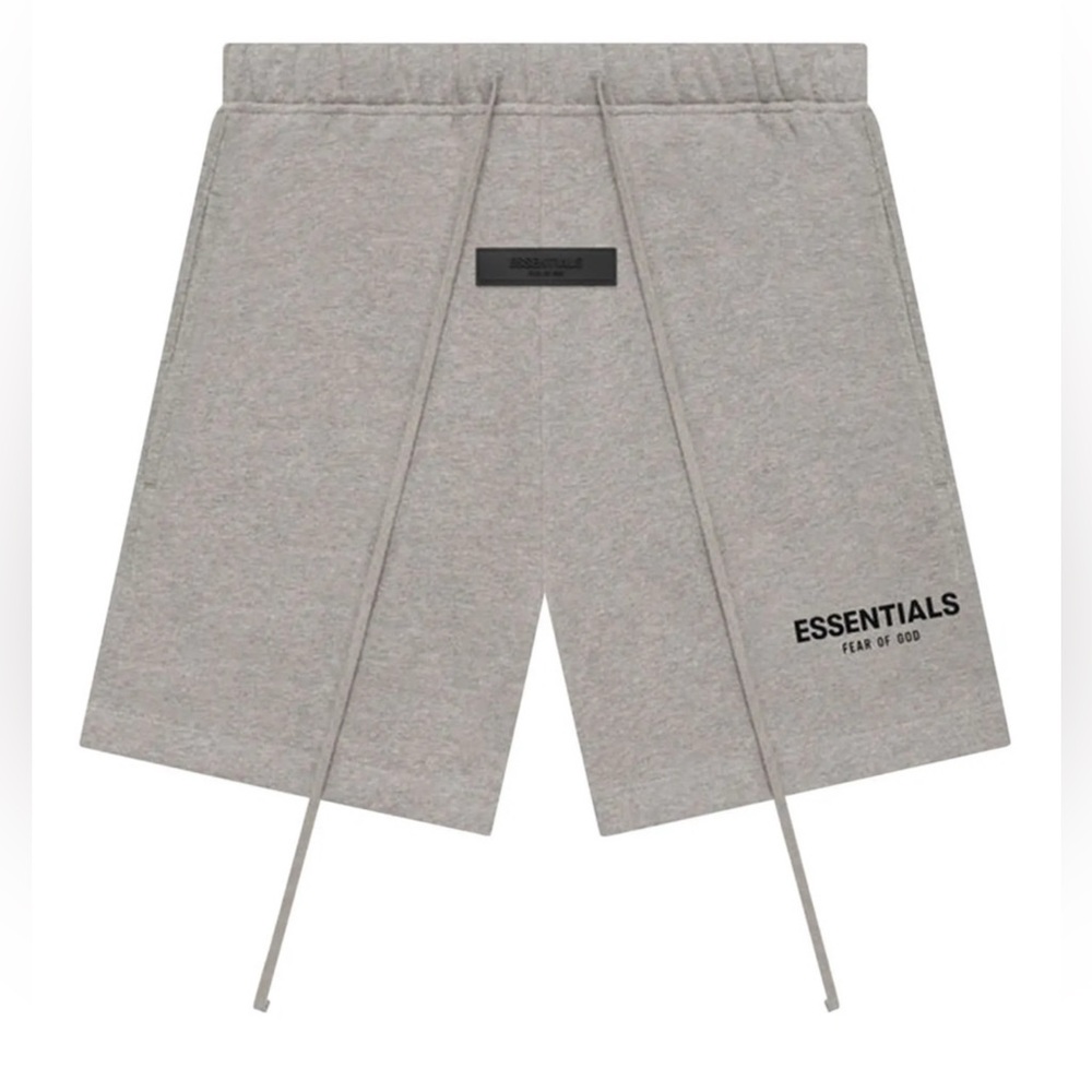 Essentials Fear Of God Dark Oatmeal Athletic Shorts Size XL